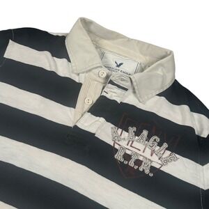 Vintage American Eagle Rugby Polo Shirt Mens XL‎ Grunge Y2K Rustic Academia 90's
